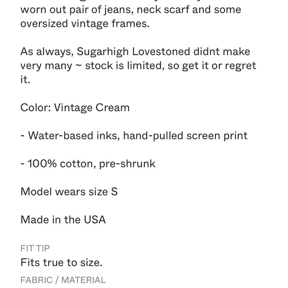 Sugar high Lovestoned Libra Zodiac Tee - Picture 2 of 5